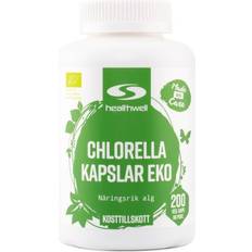 Healthwell Chlorella Kapslar EKO, 200 kaps 200 st
