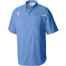Columbia Men's Texas Rangers Tamiami Shirt - Blue Light