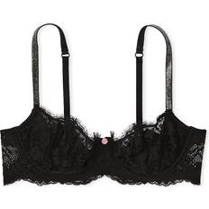Victoria's Secret Women's Wicked Twinkle Strap Unlined Lace Balconette Bra