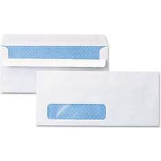 Postage & Packaging Supplies Universal Self-Seal Business Envelope Window Security Tint No 10 White 500-Box