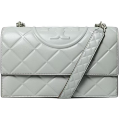 Tory Burch Fleming Convertible Shoulder Bag - Gray