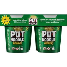 Pot Noodle 4 Pack Chicken & Mushroom, 360g