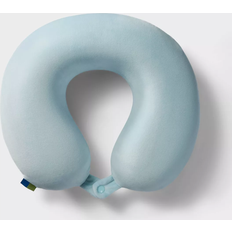 Open Story Memory Foam Travel Muddy Aqua Neck Pillow Blue (29.8x26.7cm)