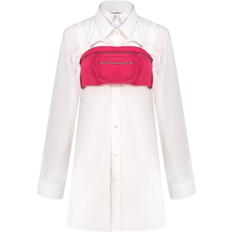 Úchè Double Collar Bumbag Shirt - White