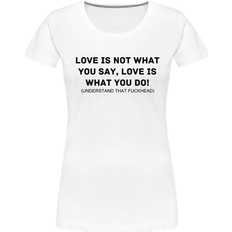 My Angry Socks Love Is What You Do Premium T-shirt Women - White