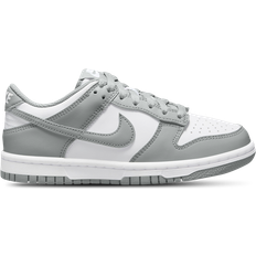 Nike Dunk Low Grade School Boys' Shoe - White/Lt Smoke Grey