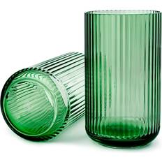 Lyngby vase grøn Lyngby Porcelæn Glass Copenhagen Green Vase 25cm
