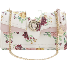 River Island Beige Crossbody Bags River Island Faux Leather Floral Shoulder Bag - Cream