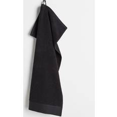 H&M I Bomullsfrotté 50x70 - Sort Gjestehåndkle Svart (70x50cm)