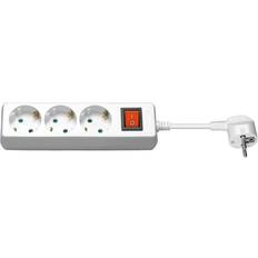 Strömbrytare Grenuttag Goobay GOO-51083 3-way 3m