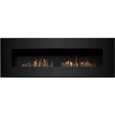 Icon Fires Nero 1750 indbygnings biopejs fra Sort bioethanol pejs til væg i elegant design Høj varmeeffekt på 9,8 kW Sort