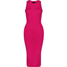 Úchè Semi Sheer Dress - Pink