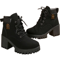 Lace Boots Shein New Stylish MidHeel Waterproof AntiSlip Boots For Women Fashionable AutumnWinter