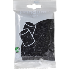 Panduro Rörpärlor Midi 1000 st svart Ø5 mm