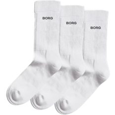 Björn Borg Strømper Björn Borg Essential Crew Socks 3-pack Hvid 43-46