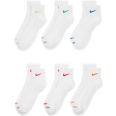 Nike Everyday Plus Cushioned 6-Pack Quarter Training Socks - Multicolor