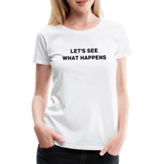 My Angry Socks Let's See What Happens Premium T-shirt - White
