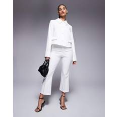 River Island Crop Flare Co Ord - White
