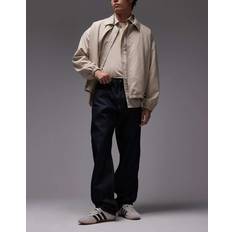 Arket Jeans Arket Ocean Selvedge Turn Up Loose Straight Leg Jeans - Clean Rinse Wash Blue