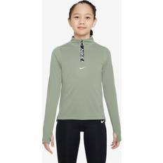 Nike Drenge Sweatshirts Nike Big Kids L/S Funktionsshirt Børn - Olivengrøn
