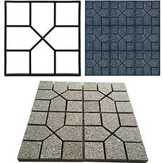 Bricks & Paving Accessories Ejoyous 8 Grid Concrete Slab Moulds 40 x 40 cm