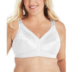 Plus size wireless bras Playtex 18 Hour Ultimate Shoulder Comfort Wireless Bra - White