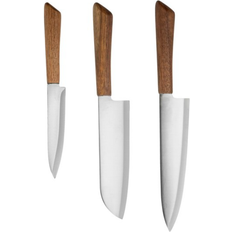 Anders Petter Concept Knivset 3 Delar Trähandtag Stål/Brun Knivset