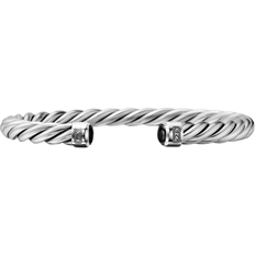 Bracelets David Yurman Cable Cuff Bracelet - Silver/Onyx