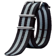 Klockarmband Triwa Nato Super Slim 16mm - Black Grey