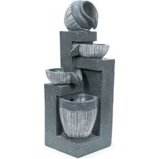 Solar Powered Water Feature Fountain Garden Ornament