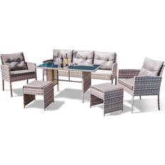 Swing & Harmony Swing&Harmonie Sydney Lounge-Set, 1 Tisch einschl. 2 Stühle & 1 Sofas