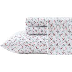 Laura Ashley Printed Cotton Percale Set King Bed Sheet Red (259.1x274.3cm)