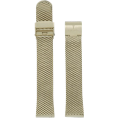 Triwa Mesh Slim 18mm Watch Strap - Light Gold