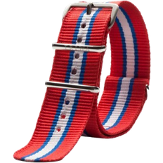 Triwa Nato 20mm Watch Strap - Blue/White/Red