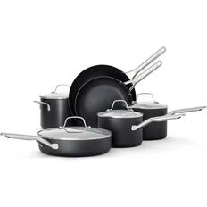 Pour Spouts Cookware Sets Calphalon Hard-Anodized Cookware Set with lid 10 Parts