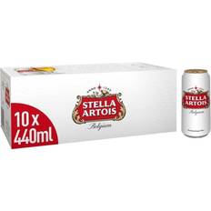 Stella Artois Belgium Premium Lager Beer Cans 10 x 440ml