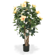 Orange Konstgjorda växter Green4Ever Hibiskus Orange Konstgjord växt