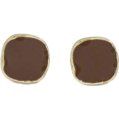 Bruna - Silver Örhängen Shein 1pair Trendy Geometric Square Shape Resin Drop Earrings For Women