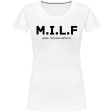 My Angry Socks MILF Premium T-shirt Women - White