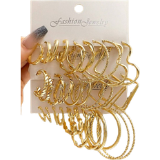Shein 32pcs Women's Love Earrings
