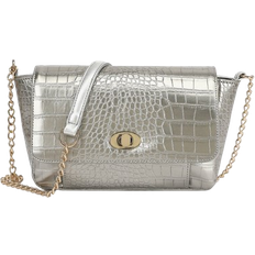 Sølv Skuldertasker Noella Teagan Croco Bag - Silver