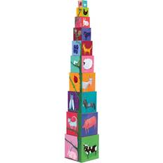 Djeco Babyleksaker Djeco Nature & Animal Blocks