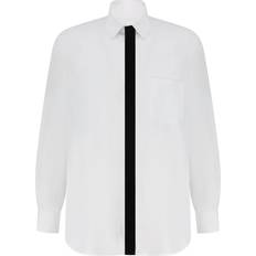Úchè Velvet Patch Shirt - White