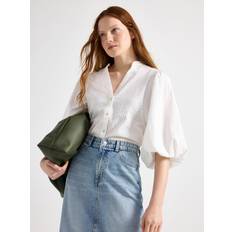 Lindex Blouse In Seersucker