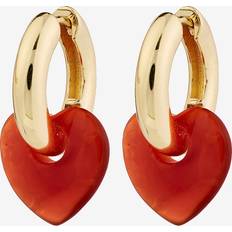 Pilgrim Kendall Earrings Goldplated Dam Creoler - Guld