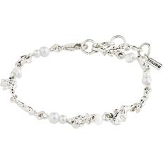 Pilgrim Dam Armband Pilgrim Sloan Bracelet Kedjearmband Med Hänge - Silverplated