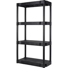 Hyper Tough Tough Black 280lb Total Shelving System 30x56.2"