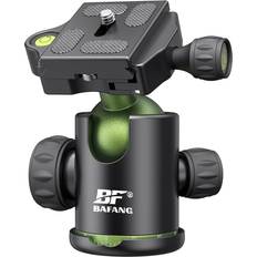 Tripod Ballhead 360 Degrees Panoramic Camera Ball Head with 1/4 Inch Quick Release Plate Double Black