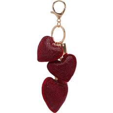 Aldo Myrlilove Heart Bag Charm - Red/Gold