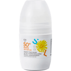 Solkräm roll on Hjärtats Sol roll-on Barn Oparfymerad SPF50+ 50ml
